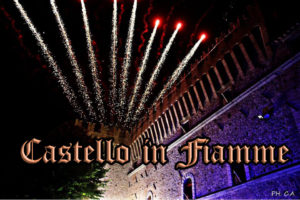 castello in fiamme