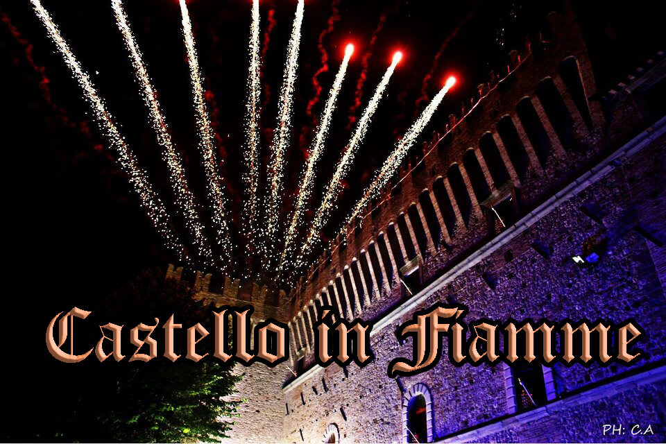 castello in fiamme
